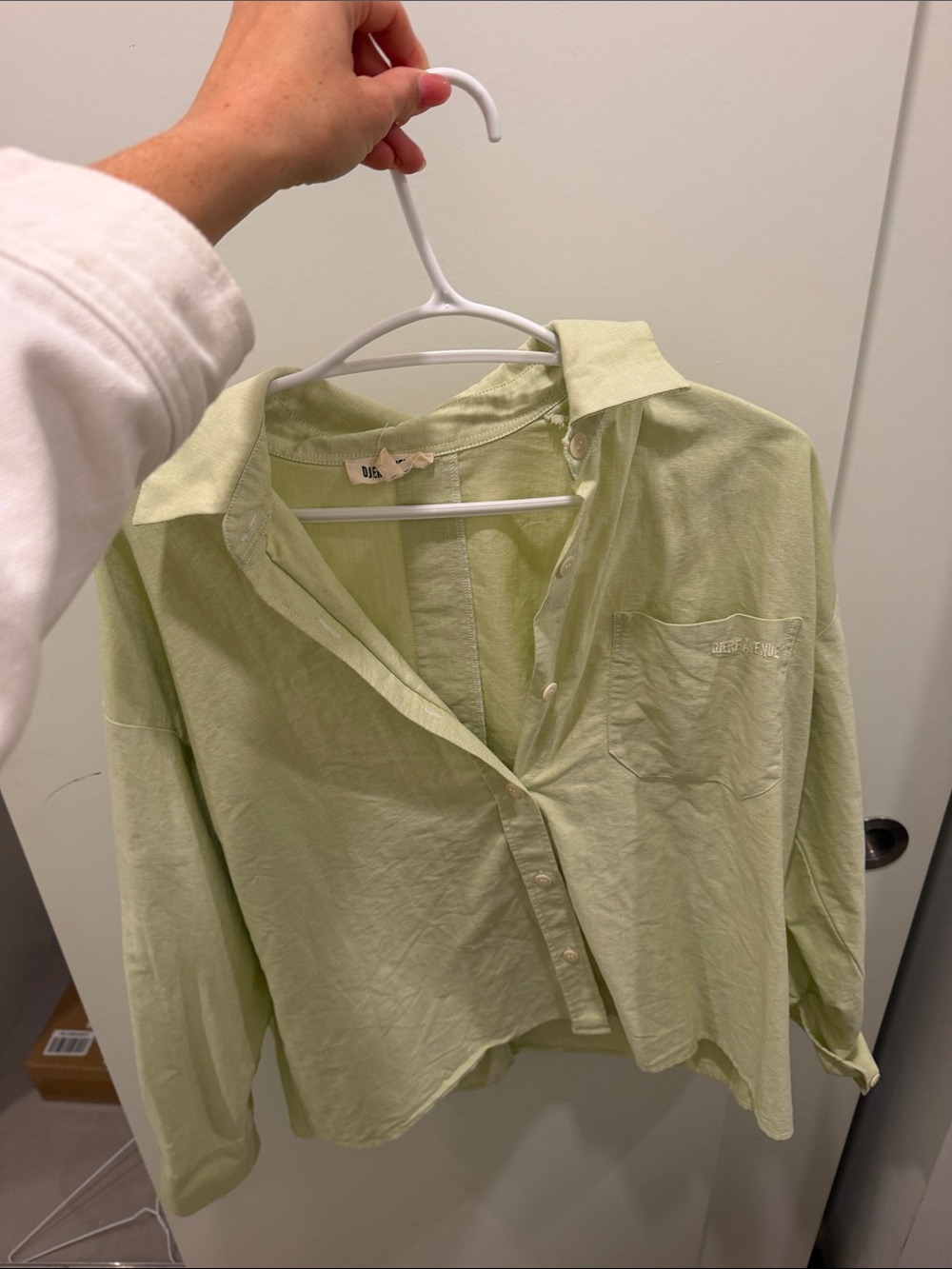 Djerf Avenue Linen Blend Shirt